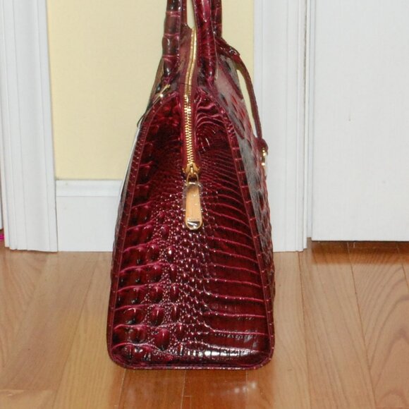 NWT -Brahmin Caroline Rose Ombre Melbourne Satchel - Picture 5 of 6